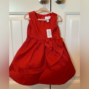 The Childrens Place Red dress 12-18 months. NWT